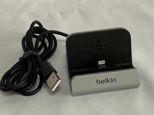 【100円スタート】中古belkin iPhone USB 充電器 クレードル 