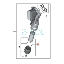 BMW MINI F54 F55 F56 F57 F60 エンジンオイルフィルター ワン クーパー クーパーD クーパーS クーパーSD JCW 11428593186 出荷締切18時_画像2