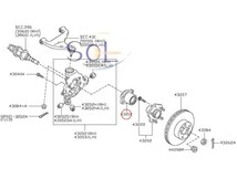 日産 エルグランド(E51 NE51) リア ホイールハブベアリング 左右共通 43210-WL000 出荷締切18時_画像2