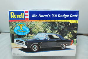 □　希少！未組立　Revell （アメリカ レベル）　1/25　Mr.Norm’s （ミスターノーム）　ダッヂ　ダート　’68　エンジン付　海外製　□