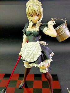 セイバー・オルタ メイドVer. 「Fate/hollow ataraxia」 とれたて!ほびーちゃんねる限定　台座一部破損