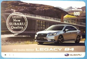 LEGACY B4 SUBARU　QUO500 クオカード (QUO 500円)