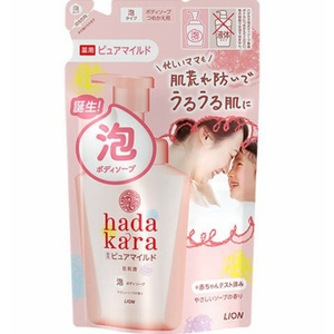 hadakaraボディソープ泡で出てくる薬用ピュアマイルドタイプやさしいソープの香りつめかえ用 × 16点