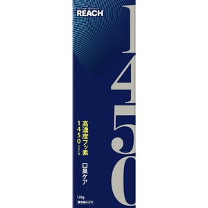 銀座ステファニー REACH リーチ 1450 歯磨き 口臭ケア 薬用ハミガキ 120g 1個