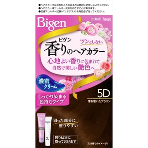 ビゲン 香りのヘアカラー クリーム 5D 落ち着いたブラウン × 27点