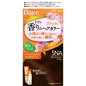 ビゲン 香りのヘアカラー 乳液 5NA 深いナチュラリーブラウン × 27点