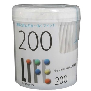  life cotton swab case go in white × 10 point 