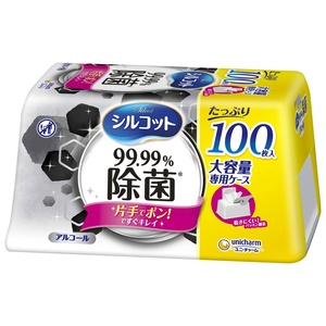 シルコット99.99%除菌ウェットティッシュ本体大容量100枚 × 12点