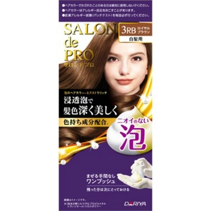 サロンドプロ泡のヘアカラー・エクストラリッチ(白髪用)3RB × 3点