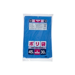 JNL463 poly bag 45L blue 30 sheets 