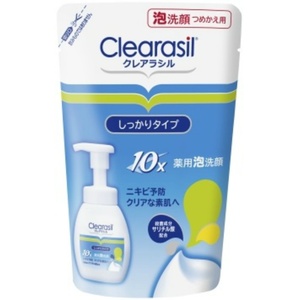 クレアラシル薬用泡洗顔フォーム10X替え180ML