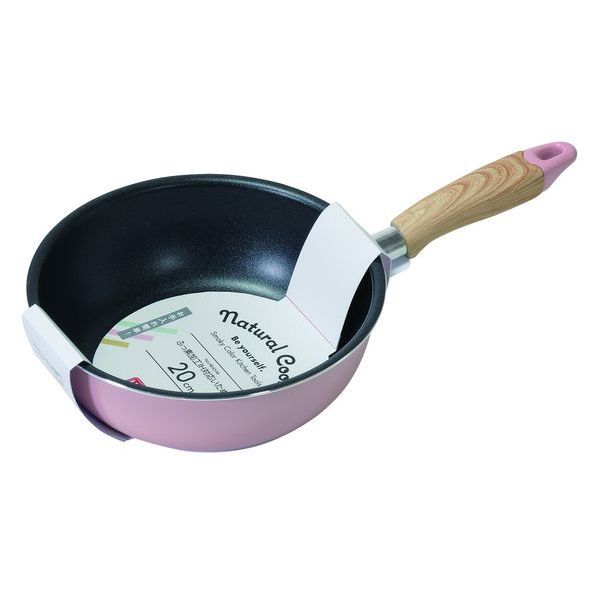 ナチュラルクック ふっ素加工IH対応いため鍋20cm ×18セット