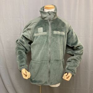 【米軍実物】ECWCS LEVEL3 JACKET,FLEECE,COLD WEATHER US ARMY GENⅢ フリースジャケット　POLARTEC(ポーラテック)サイズL/Ｌ〈軍放出品〉