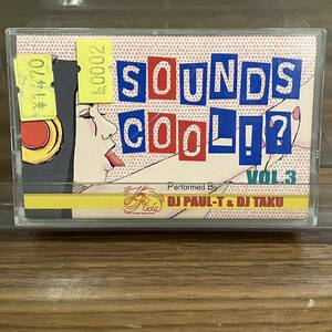 DJ PAUL-T & DJ TAKU [ SOUNDS COOL!? VOL.3 ] MIX TAPE / cassette tape 