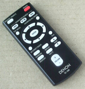送料無料 DENON デノン iPod 用 コントロールドック ASD-3N ASD-3W 純正 リモコン RC-1088 黒色 ブラック 即決！