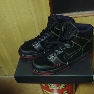 NIKE　DUNK HIGH PRO SB アンラッキー　13 サーティーン　US9 27センチ　　レア　限定 BLACK