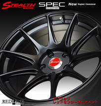 ■ ステルスレーシング Spec01 ■ 18X9.75J+20　PCD114.3　ホイール4本セット　走り屋/チューニングカーにお勧め幅広サイズ!!_画像6