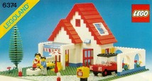 Lego6374別荘1983年　ステッカ完品　レア　イトスギの木_画像1