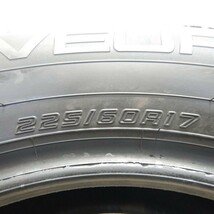 中古タイヤ 225/60R17 サマータイヤ DUNLOP VEURO VE304 1本 単品 アルファード クルーガー ヴェルファイア エクストレイル 中古 17インチ_画像4