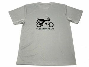 グレー　バイク　旧車　ドライ　Ｔシャツ　オートバイ　旧車　オートバイ　グッズ　昭和