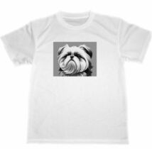 シーズー　ドライ　Tシャツ　犬　イラスト　ペット　アート　グッズ　Shih Tzu　DOG_画像1