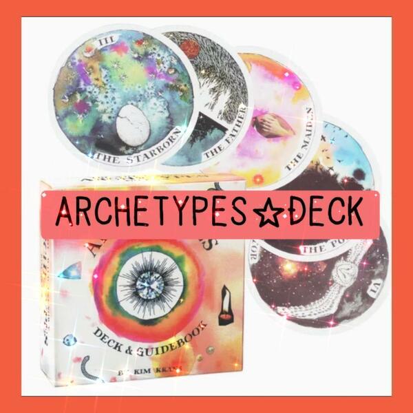 【新品】ARCHETYPES☆DECK　サークル型のカッコイイオラクルカード