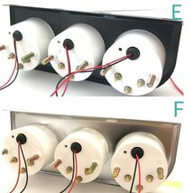 007 汎用 3連 メーター セット センサー 油温 油圧 水温 電圧 ブースト バキューム フェアレディ マーチ 180SX アクティ インテグラ S660_画像7