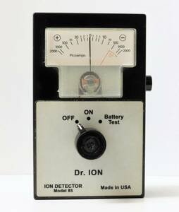 イオンチェッカー Dr.ION ION DETECTOR Model 85 Made in USA 動作確認済み 現状品 ◎5167-2