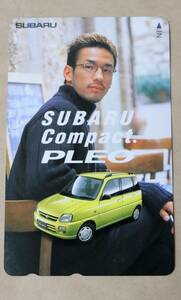 * не использовался * средний рисовое поле Британия .SUBARU Compact PLEO 50 частотность телефонная карточка телефонная карточка не использовался стоимость доставки 84 иен 