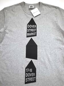 DOVER STREET MARKET LONDON/ドーバー ストリート マーケット1号店アドレス Tシャツ グレー sizeL