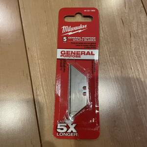 Milwaukee ミルウォーキー カッター 替刃 4枚入り　カッターナイフ アメリカ ユーティリティナイフ