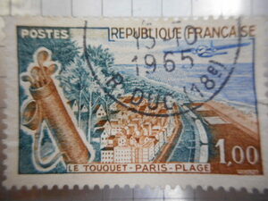切手　古い切手　記念 切手　世界の切手 飛行機 ゴルフ　等 POSTAGE STAMP AIR PLANE LE TOUQET-PARISFRANCAS GOLF ーSー047