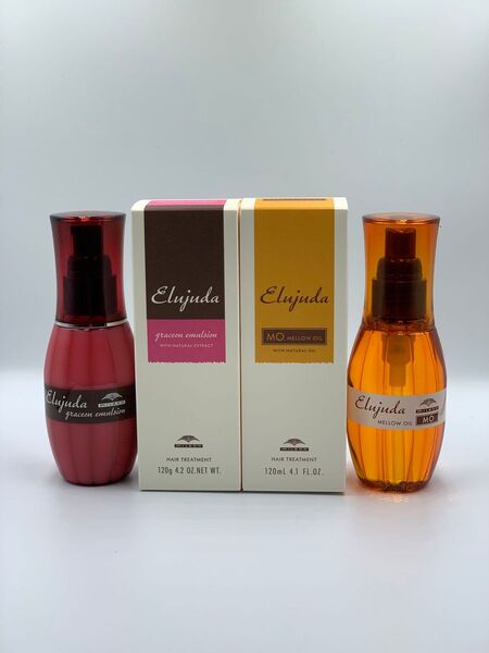 《国産正規品》ミルボン エルシユーダ{グレイスオンエマルジョン1本・MO1本}新品未開封2本セット*純正箱付き*