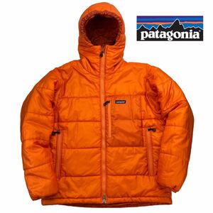 美品 patagonia パタゴニア ダスパーカ サイズS 03年モデル オレンジ vintage 古着 希少 サイドポケット付近ピンホール有 薄ら汚れ有 A2404