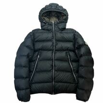 定価20万 極美品 MONCLER モンクレール CHAUVON ダウンジャケット サイズ3/L相当 黒 BLK アニメタグほつれ有 100%正規品 グルジア製 A2436_画像4