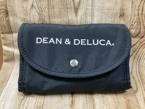 ディーンアンドデルーカ DEAN&DELUCA エコバッグ ショッピングバッグ 黒　折りたたみ ポケットなし　肩掛け可