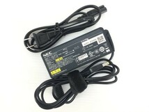 【100個セット】NEC 20V 2.25A 45W ADP003 ADP-45TD E A13-045N1A PC-VP-BP98 四角コネクター 中古純正 ノートPC用AC 動作保証【送料無料】_画像2