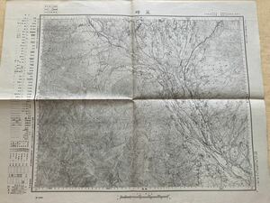 A3☆古地図 韮崎 山梨県 五万分一地形図 昭和22年☆