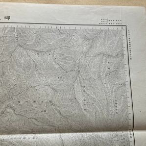 C5☆古地図 御嶽山 五万分一地形図 昭和22年☆の画像2