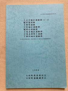 C5☆神之手地区遺跡群(1)・(2) 稲荷森遺跡 天神塚遺跡 宇貫地区遺跡群 玉村町埋蔵文化財発掘調査報告書 第33集 1999年 玉村町教育委員会☆