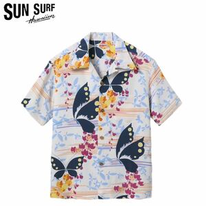 SUN SURF 105OFFWHITE/SIZE L SS39027 “FLUTTERING BEAUTY” サンサーフ アロハシャツ