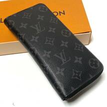 【新品同様/2019年製】ルイヴィトン LOUIS VUITTON 長財布 M62295 ジッピーウォレットヴェルティカル モノグラム エクスプレス 1円._画像2