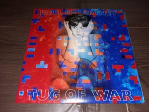 L4925◆LP / ポール・マッカートニー Paul McCartney / Tug Of War /　ポスター付