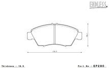 ENDLESS ブレーキパッド SSS フロント CR-Xデルソル EJ4(ABS付 4輪ディスク) EP280SS2_画像5