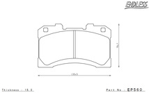ENDLESS ブレーキパッド SSM PLUS フロント GRヤリス GXPA16(RC・17インチホイール装着車) EP560MP_画像3