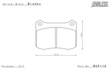 ENDLESS エンドレス ブレーキパッド MX72 1台分セット IS F USE20 RCP112MX72+RCP119MX72_画像4