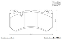 ENDLESS エンドレス ブレーキパッド SSM PLUS 1台分セット Mercedes Benz SL 230470 EIP162MP+EIP190MP_画像3