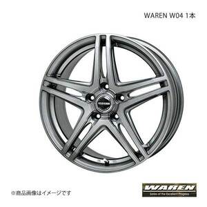 WAREN/ヴァーレン W04 ホイール 1本 アウトランダー PHEV GG2W 【 215/65R17 7.0J P.C.D114.3 5穴 INSET 38 ダークシルバー (DS) 】