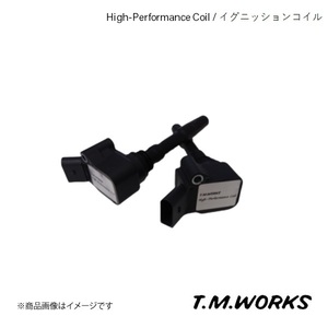 T.M.WORKS High-Performance Coil AUDI A4 B7 Avant (8ED) 1.8 T quattro 04.11-08.06 エンジン型式:BFB 馬力:120 TM03102