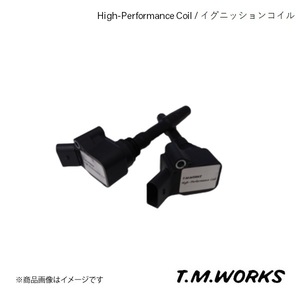 T.M.WORKS ティーエムワークス High-Performance Coil AUDI A4 B7 (8EC) 1.8 T quattro 04.11-08.06 エンジン型式:BFB 馬力:120 TM03102